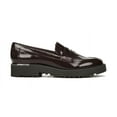thumbnail image 2 of Franco Sarto Womens Camrynn Lug Sole Loafers Dark Burgundy 11W, 2 of 5