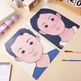 thumbnail image 4 of Miangastore 1 Set Face Paint Practice Board Washable Makeup Practice Board Face Makeup Exercise Boy Girl Face Painting Exercising Tool, 4 of 9
