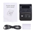 thumbnail image 5 of Mini Portable Thermal Printer 58mm 2inch Wireless Bluetooth-Compatible Printer Receipt Maker Mini Invoice Bill Printer ,Quick-Drying Ink, 5 of 7