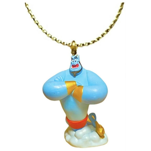 Genie Pvc Ornament Figure Aladdin Figurine Disney Holiday Charm Dangler 4” New