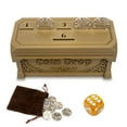 Coin Drop Game,Penny Game OIF8 with 30 Metal Coins,Fancy Game Box,1