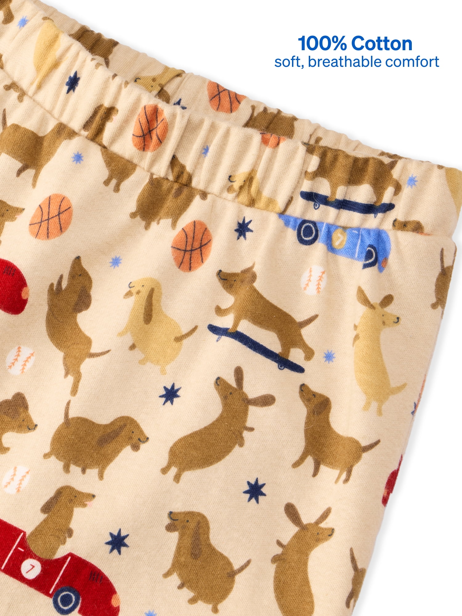 Garanimals Newborn & Baby Boy 100% Cotton Pull-On Jogger Pants, Sizes 0–24M, Single & 4-Pack