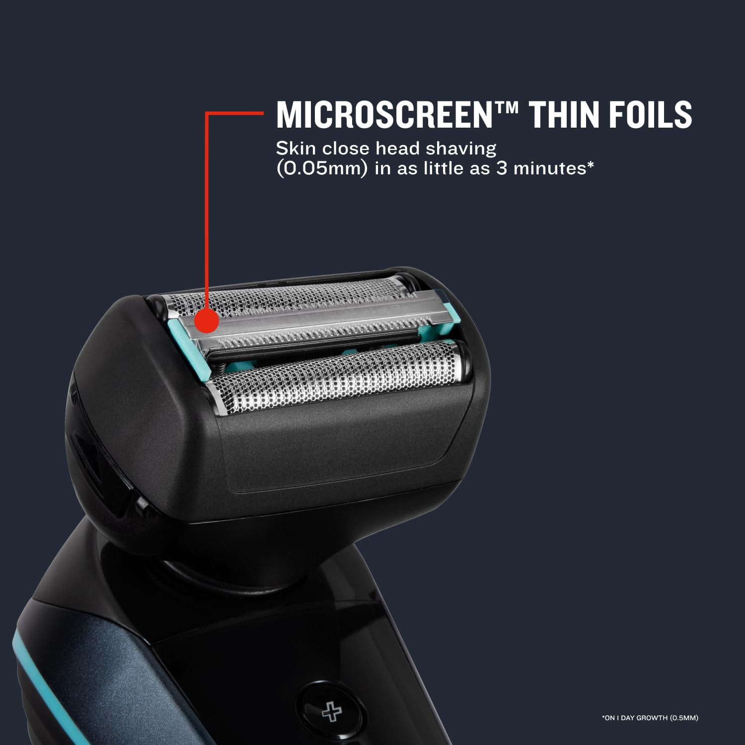 Remington Balder Head & Face Shaver with Microscreen Thin Foils, Cordless Wet/Dry Electric Razor, XF8000US