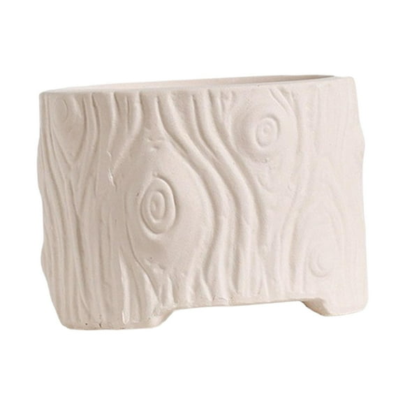 DOLITY Elegant Ceramic Flowerpot Ornament Bonsai Small Container Vase for Hotel Office D