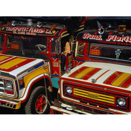 Traditional Colombian Chivas Buses with Painted Wooden Bodies, Pereira, Risaralda, Colombia Print Wall Art By Krzysztof (Chivas Regal Best Price)