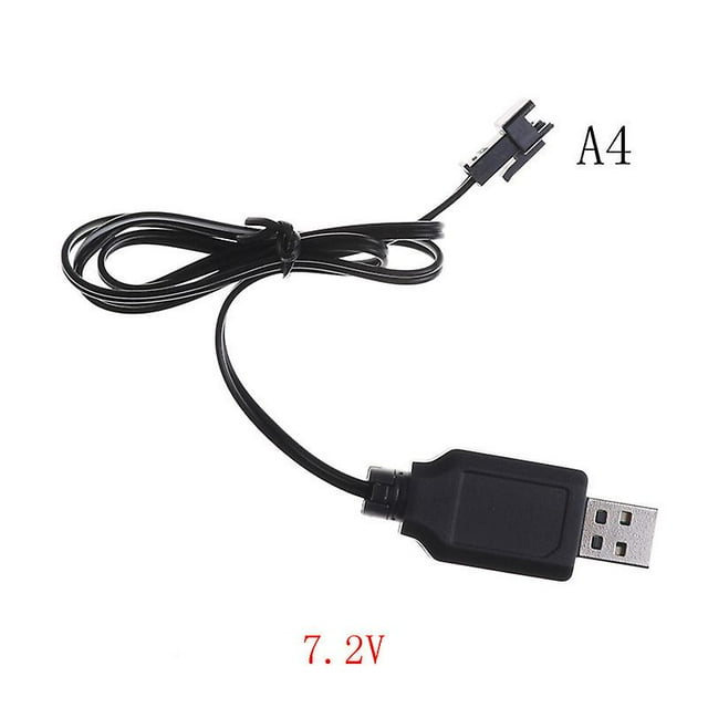 Adaptateur Chargeur Usb pour Bloc-Piles Rc Dc 3,6 V-7,2 V pour Voiture Télécommandée