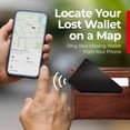 thumbnail image 6 of KeySmart MFI-Certified SmartCard Wallet Tracker Card, Compatible with Apple Find My App, Rechargeable Thin GPS Item Finder for Luggage Tag, Smart Bluetooth Tracking with Key Chain Hole Black, 1 Pack, 6 of 8