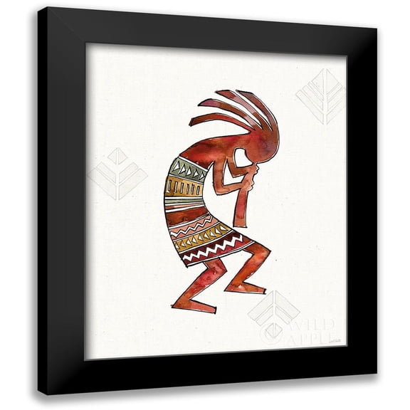 Tavoletti, Anne 12x14 Black Modern Framed Museum Art Print Titled - Southwest Flair II