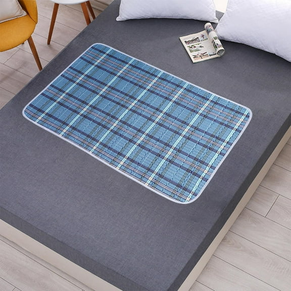 Aodebiao Bed Pads for Incontinence Washable, 59"x39" Large Reusable Waterproof Soft Wetting Pee Underpad for Adults, Elderly, Seniors, Women, & Pets, Machine Washable Pad for Bed
