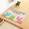 Bottom Day Indoor Rabbit Decoration Easter And Outdoor Doormat Easter