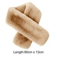 thumbnail image 6 of Faux Fur Collar Women's Neck Warmer Scarf Wrap, 6 of 8