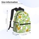 thumbnail image 4 of Mochila con estampado de pepino y flores, ideal para portátil, viajes, senderismo, negocios, para mujeres y hombres., 4 of 5