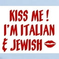 thumbnail image 2 of CafePress - Kiss Me: Jewish & Italian Infant Bodysuit - Baby Light Bodysuit, Size Newborn - 24 Months, 2 of 4