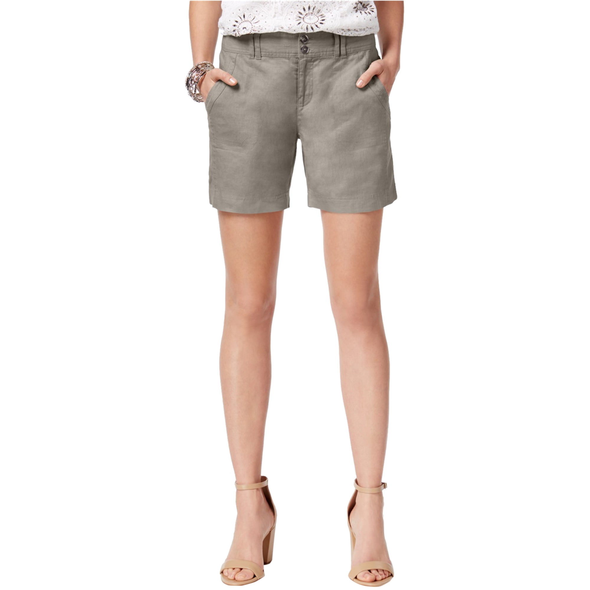 INC INC Womens Linen Casual Walking Shorts