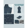 thumbnail image 4 of Off Road Ventures Women's Lightweight Vest Waterproof Windproof Outerwear Cycling Sleeveless Jacket for Hiking Travel, 4 of 8