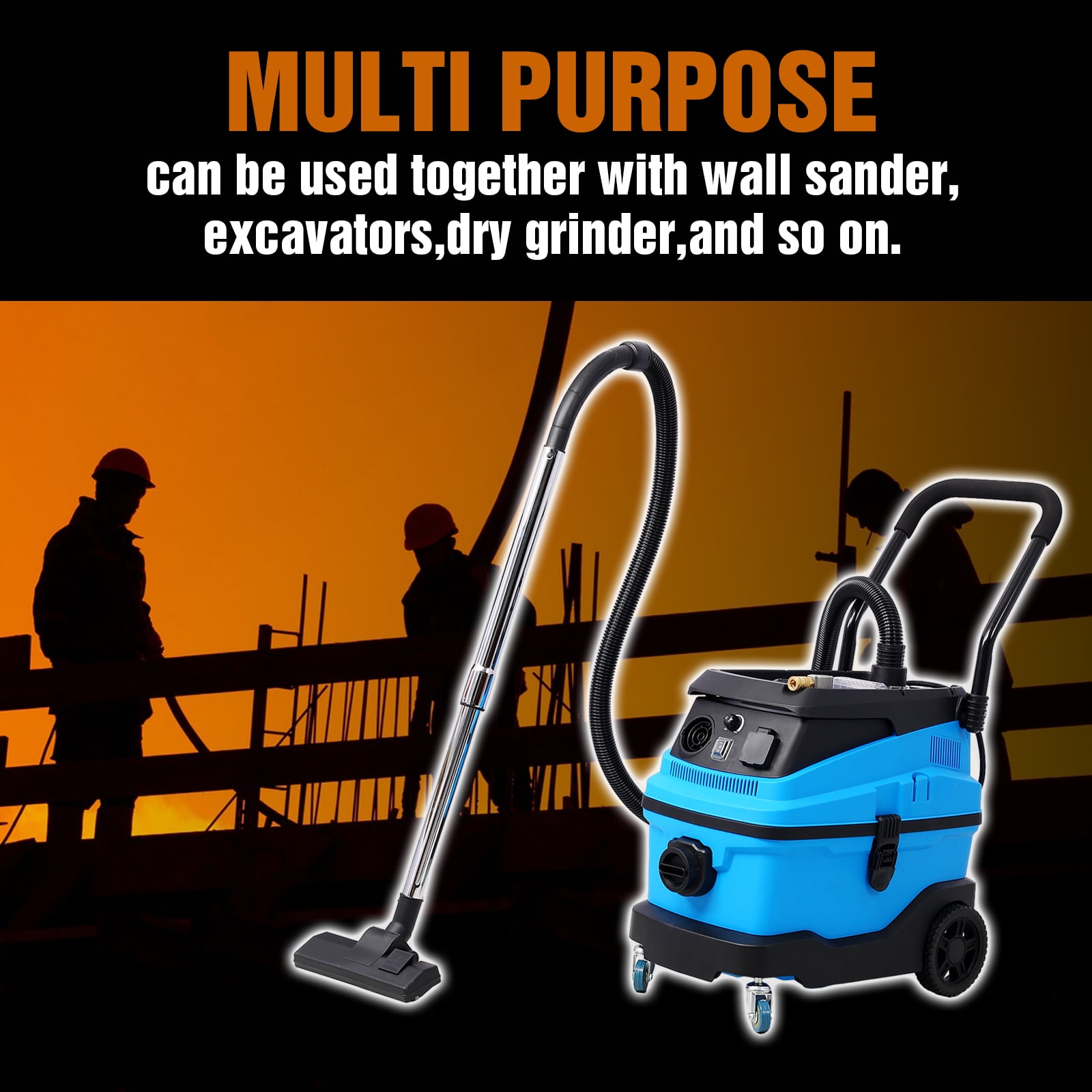 3 In 1 Shop With 18KPA Powerful Suction Dry Wet Vacuum Shop Vacuum Cleaner With Suitable For Homes Workshops Hard Floors And Pet Hair.
