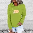 thumbnail image 2 of Blusa de manga larga con estampado informal a la moda para mujer, suéter con bolsillo, sudaderas con capucha Fridja  bvmnju5478, 2 of 7