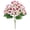 Hot Pink, variant on 1Pc Yellow Faux Petunia Shrub, 12.2" Vibrant Plastic Artificial Flowers Pack, UV Protected Non Toxic Fake Plant for Mailbox Decoration