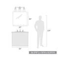 thumbnail image 7 of Golden Lighting Malta 3-light Vanity in Brushed Champagne Brass, 7 of 7