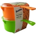 thumbnail image 3 of Set of 2 Microwave Saucepan With Lid Store Heat and Eat 800 ml each Store Heat and Eat Cook Sauces Soups, 3 of 5