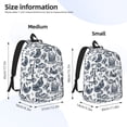 thumbnail image 3 of Yiaed Chicken And Fish Print Backpack, Premium Laptop Backpack, Travel Backpack for Women, Lightweight Backpacks, Comfortable Back Pack-Small, 3 of 7