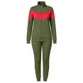 thumbnail image 7 of Mifsaly Womens Track Suits 2 Piece Set Fall Trendy Color Block Workout Daily Lounge Matching Outfits Collared Zip Up Jacket And Jogger Pants, 7 of 7