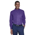 thumbnail image 1 of Camisa de sarga de manga larga Harriton Easy Blend™ quitamanchas TEAM PURPLE 5XL, 1 of 1