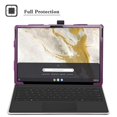 thumbnail image 4 of Labanema 11" HP Chromebook x2 11-da0047nr Case, PU Leather Folio Stand Protective Case, Cover for 11" HP Chromebook x2 11-da0047nr (Purple), 4 of 7