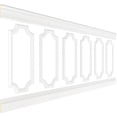 thumbnail image 3 of Ekena millwork 94 1/2"L (Adjustable 40"H to 44"H) Ashford Scalloped Panel Traditional Wainscot Paneling Kit, 3 of 10