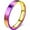 Rainbow, variant on 3mm Stackable Stainless Steel High Polished Wedding Band Classical Ring
