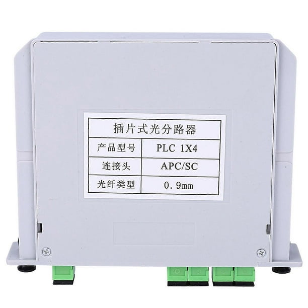 1X4 Blade Optical Splitter SC APC Single Mode PLC Optic Fiber Splitter Module
