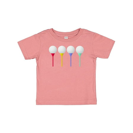 

Inktastic Rainbow Golf Tees Gift Baby Boy or Baby Girl T-Shirt