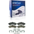 thumbnail image 5 of Detroit Axle - 12.80" (325mm) Front Drilled Rotors Brake Pads + 24pc Lug Nuts w/ Keys Replacement for Trailblazer SSR Envoy Rainier - 32pc Set, 5 of 8