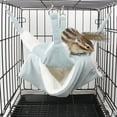 thumbnail image 4 of Shisuyan Hamster Hammock Double Layers Flannel Pet Hammock Swing Bed with Hooks, 4 of 8