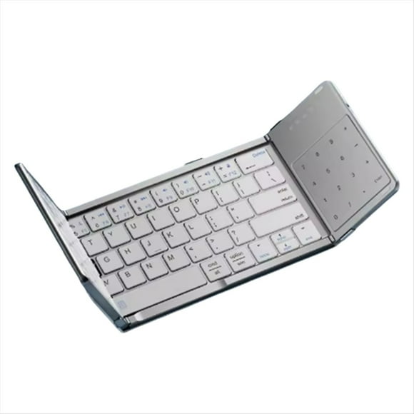 Teclado Táctil Plegable con Bluetooth y Teclado Inalámbrico. Teclado Portátil con Panel Táctil.