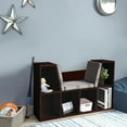 thumbnail image 2 of VEIKOUS 6-Cubby Kids Reading Nook and Storage Bookcases, Espresso, 2 of 9