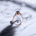 thumbnail image 4 of KANISHKAGEMS&JEWELS 5MM / 2Ct Night Galaxy Sandstone Engagement Ring Nature Inspired Women Jewelry Blue Gemstone Promise Ring Holiday Gift For Lover, 4 of 4