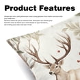 thumbnail image 2 of Elk Deer Velvet Throw Covers Pillows with Unique Patterns - Set of 2 Decorative Pillow Inserts in 16x16, 18x18, 20x20 Inches for Home Decor and More, 2 of 6