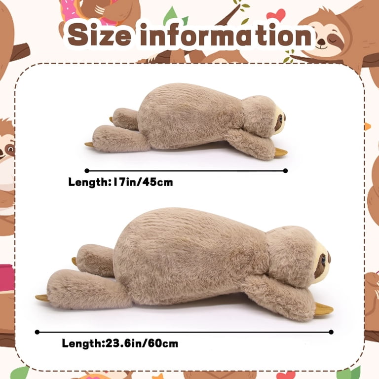 Living Nature Plush Toy Velcro Hands Eco-friendly Living Nature Sloth ...