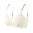 thumbnail image 2 of Lenpel Seamless Bras for Women No Underwire Lightly Padded Full Coverage Lift up Bralettes Soft Comfortable T Shirt Bras, 2 of 7