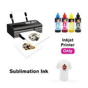 Bundle A-SUB 125g Sublimation Paper 8.5x11 inches 110 Sheets + 4x 100ml KOALA Sublimation Ink Compatible with All Inkjet Printers