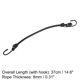 thumbnail image 3 of 6uds 8mm El?stica Cuerda con Gancho para Amarres Campamento Coches Negro 14,6" Unique Bargains amarres para deportes motorizados, 3 of 6