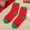 Green, variant on Christmas Fuzzy Socks Women's 2024 Xmas Fluffy Cozy Stockings Warm Soft Slipper Socks Color Block Holiday Crew Socks