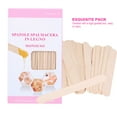 thumbnail image 2 of Tiras para mezclar frijoles de cera dura, 50 Uds. Espátula para cera de madera, aplicador de crema para depilación desechable, artesanía Superior, 2 of 8