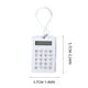 thumbnail image 4 of Lekihaqq Portable Mini Calculator Small Cute Keychain LCD Display Basic Standard Student Office Home School Exam Supply, 4 of 6