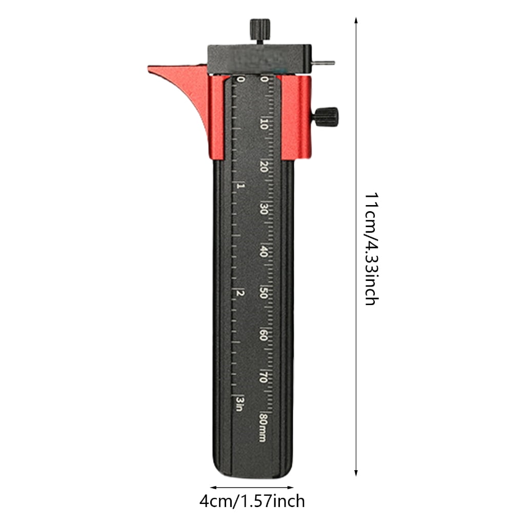 lanema Carving Tool Parallel Scribing Tool Adjustable Isometric Line Engraver Portable