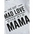 thumbnail image 6 of Coduop Baby Boys Mothers's Day Outfit Set Short Sleeve T-Shirt and Shorts Summer 2Pcs Set, 6 of 9