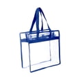 thumbnail image 4 of Bolsa de maquillaje transparente, ajustable, informal, de PVC, para desplazamientos al aire libre. Azul, 4 of 9
