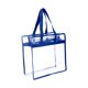 thumbnail image 4 of Bolsa de maquillaje transparente para deportes, playa, viajes de negocios y desplazamientos. Azul, 4 of 9