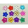 thumbnail image 4 of U8MO 500 Flatback Flower Rhinestone Gems 10mm Cabachons Embellishments Color Choice-Royal Blue, 4 of 9